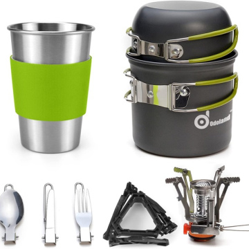 Odoland Camping Cookware set