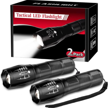 2 Pack Tactical Flashlights Torch