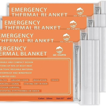 QIO CHUANG Emergency Mylar Thermal Blankets